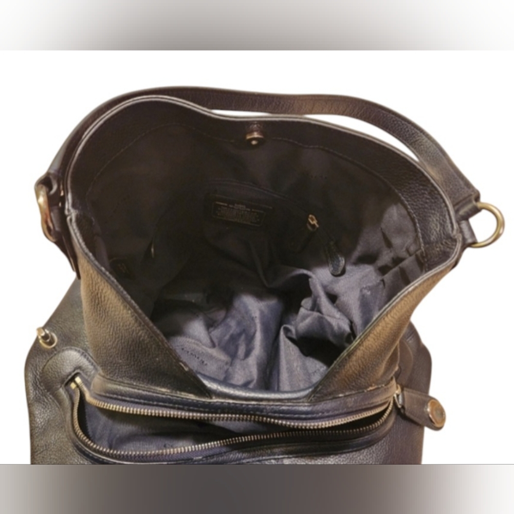 Women's Authentic Coach Edie 31 Floral Rivets Leather Shoulder Bag - Picture 7 of 10